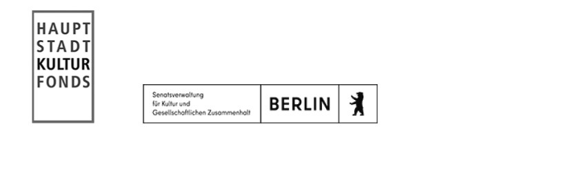 Logos HKF and Senatverwaltung für Kultur und gesellschaftlichen Zusammenhalt